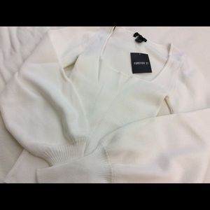 NWT Forever 21 Ribbed Sweater Small